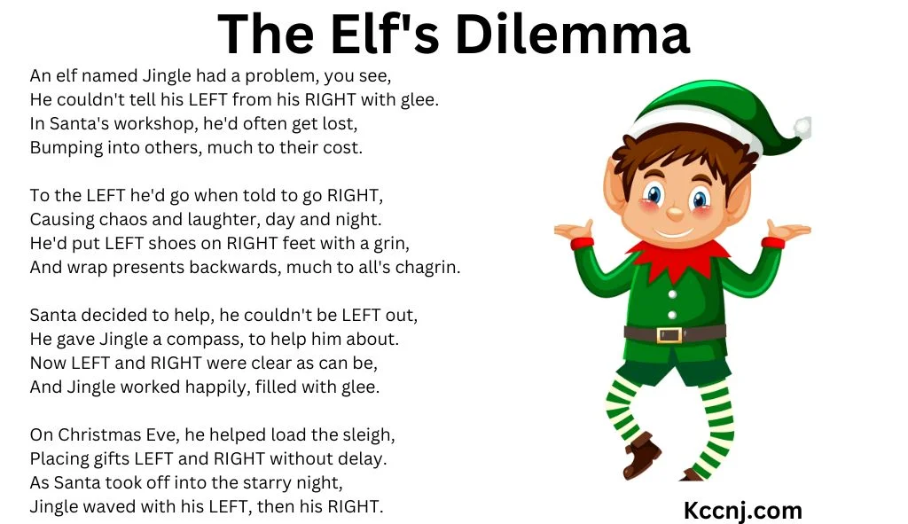 The Elf's Dilemma Right Left Game Poem