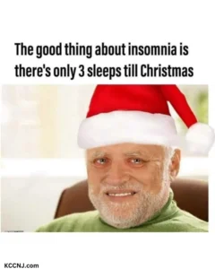 Christmas Insomnia Sleep Meme