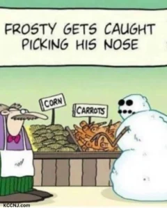 Frosty Gets Caught Meme