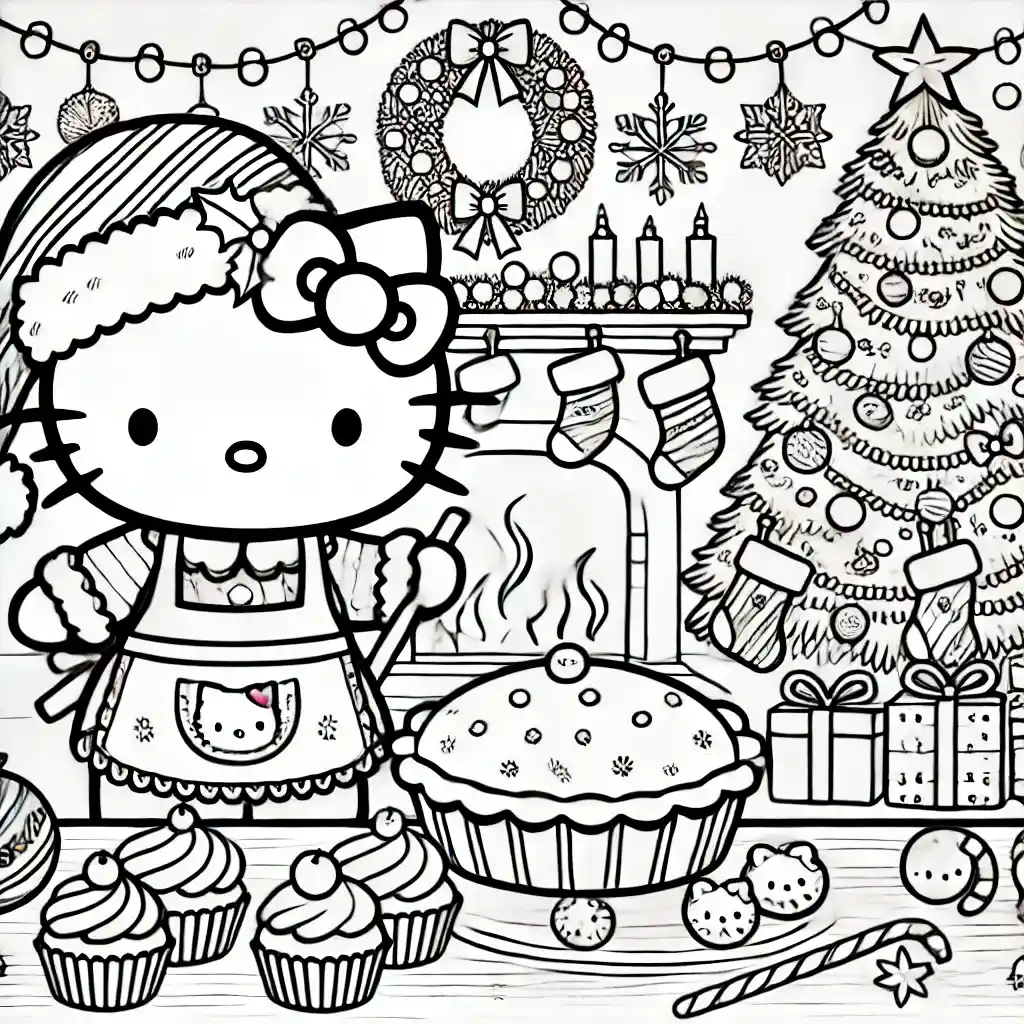 Hello Kitty's Festive Feast Preparation