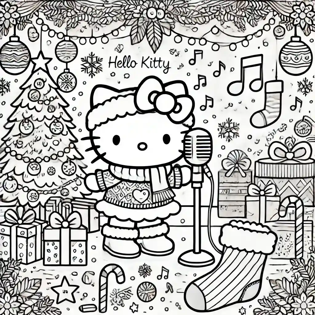 Hello Kitty's Holiday Concert Performance