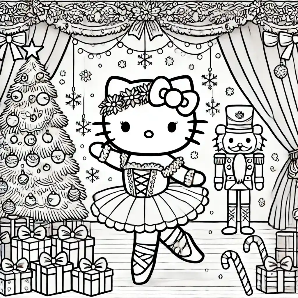 Hello Kitty's Nutcracker Ballet Performance