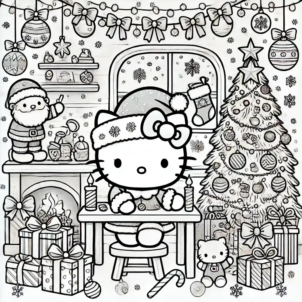 Hello Kitty's Santa's Workshop Visit