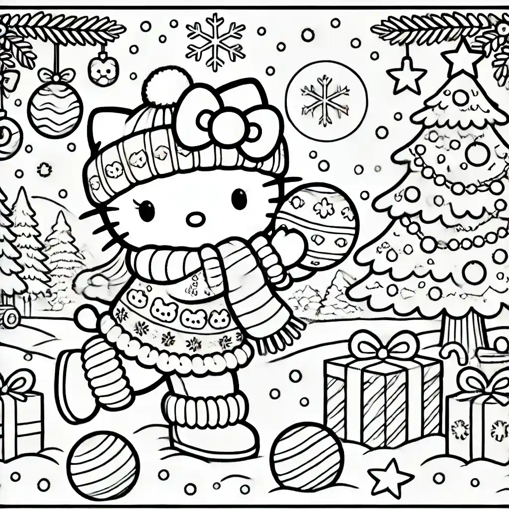 Hello Kitty's Snowball Fight Fun