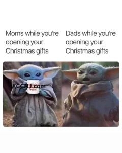 Mom dad christmas gifts reaction meme