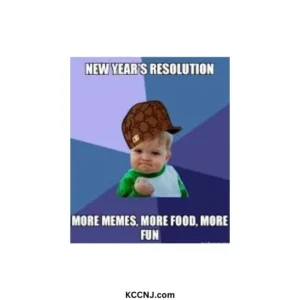 New Year resolution more memes food fun