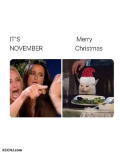 November Merry Christmas meme