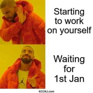 Waiting for Jan 1st New Year resolution meme