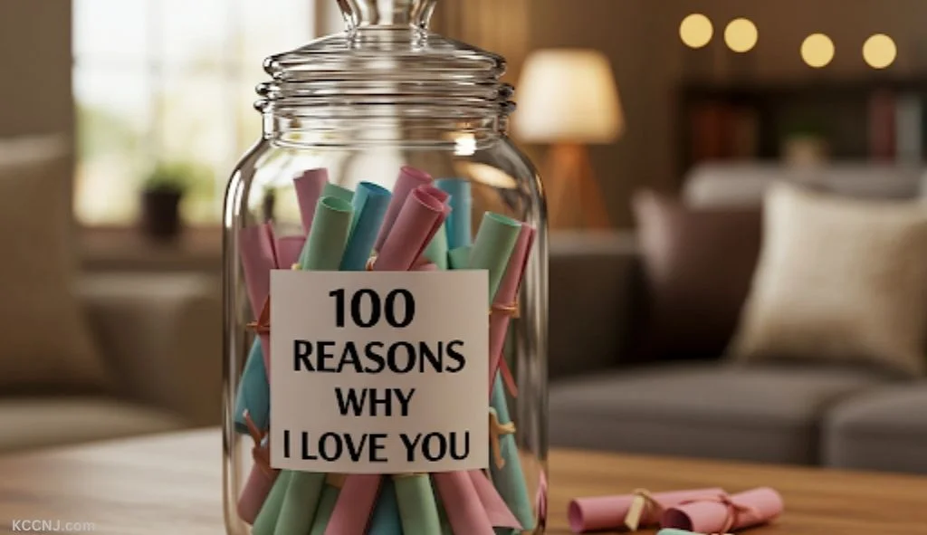 100 Reasons Why I Love You Jar