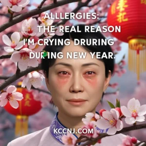 Allergies The real reason I'm crying during New Year