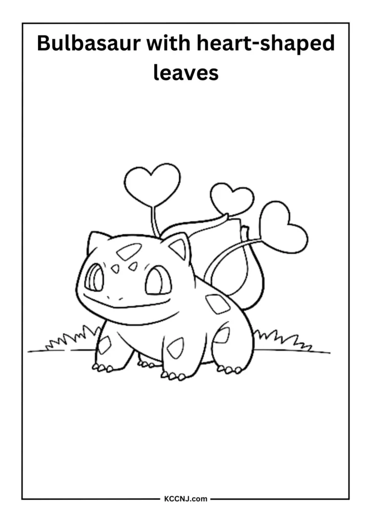 Bulbasaur with Heart-shaped Leaves