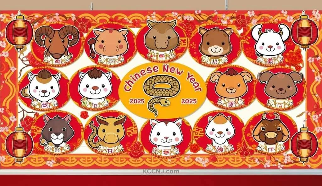 Chinese Zodiac Animals Bulletin Board