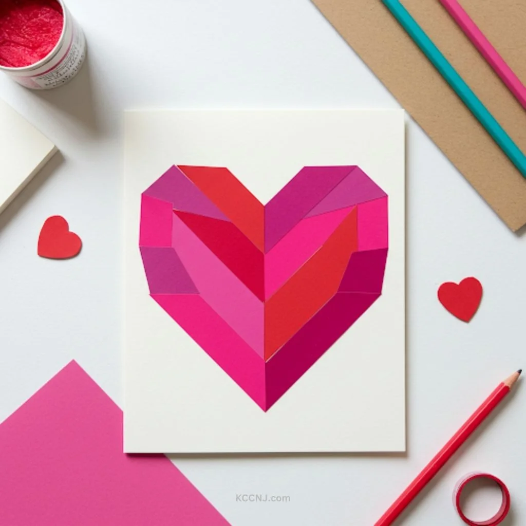 Color Block Heart