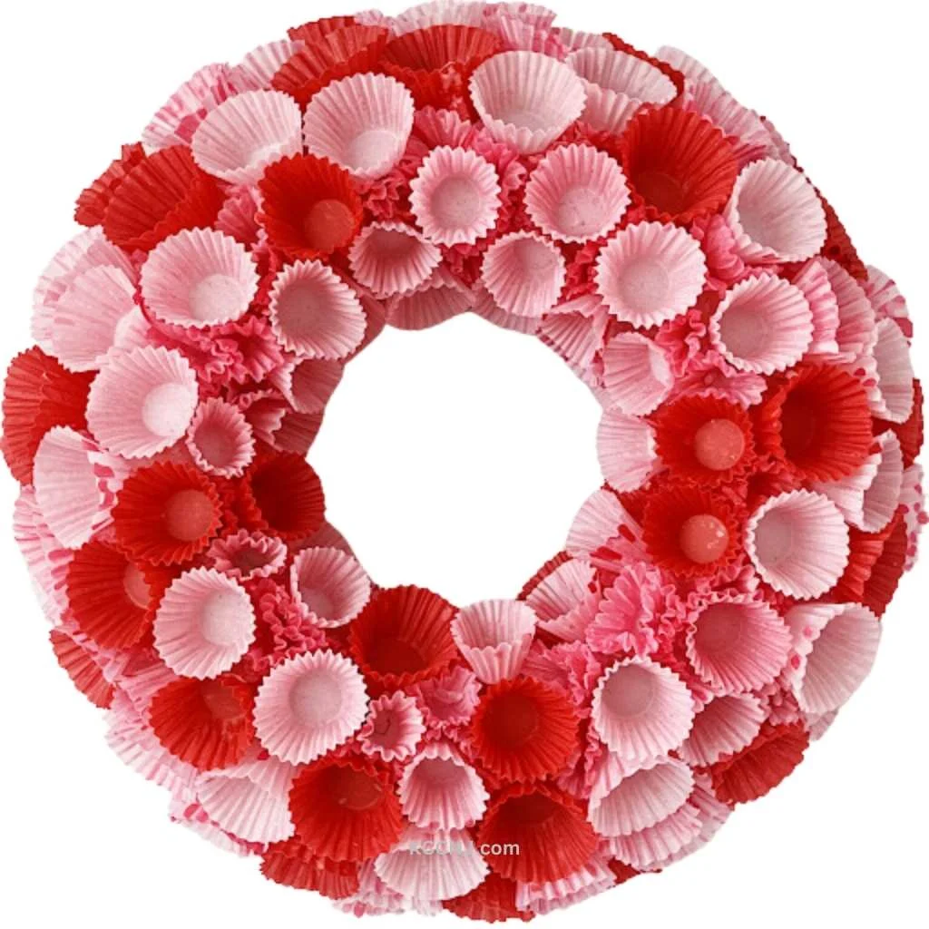 Cupcake Liner Wreath