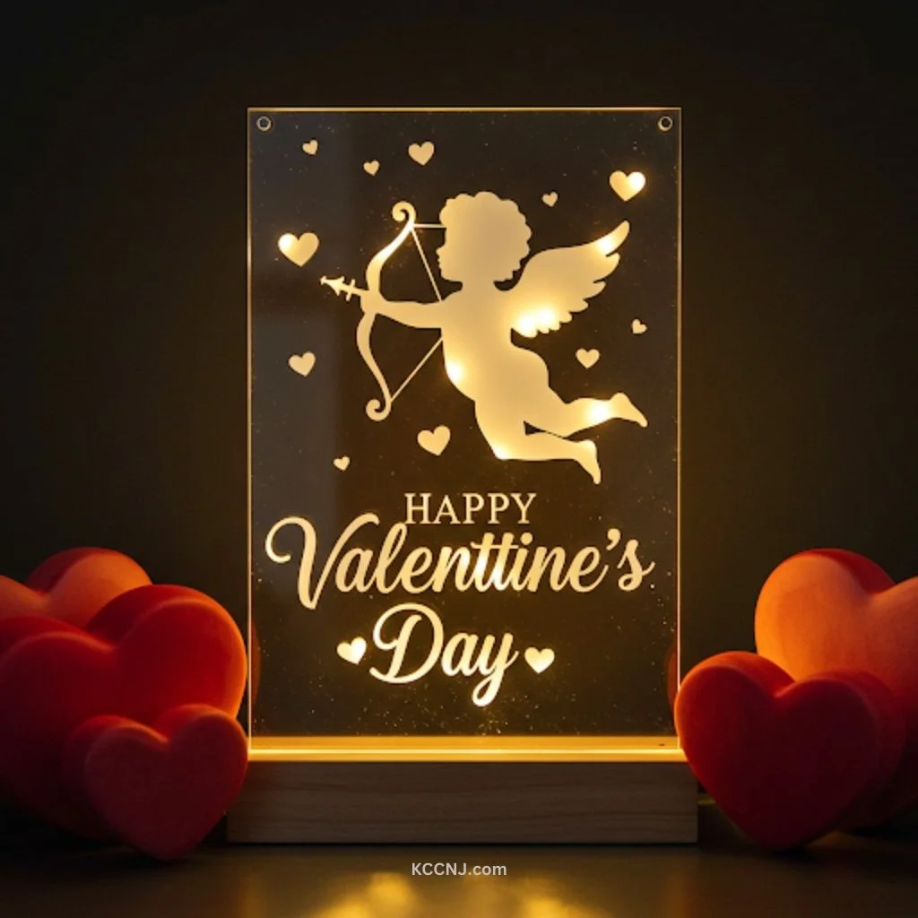 Cupid Silhouette Sign