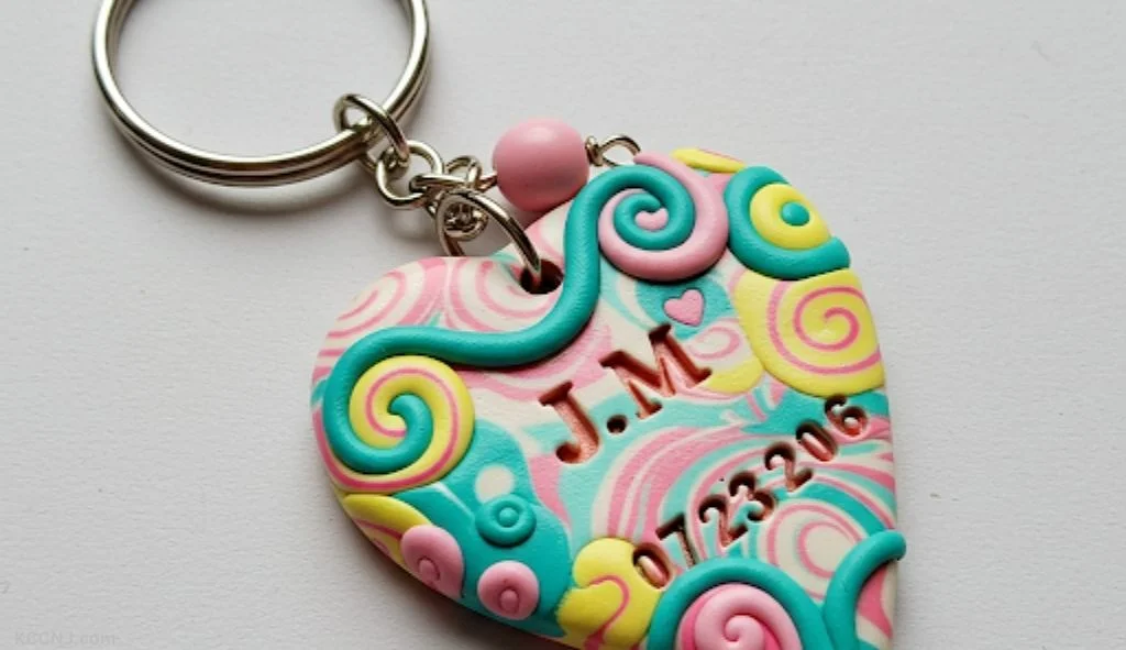 Customized Clay Keychain