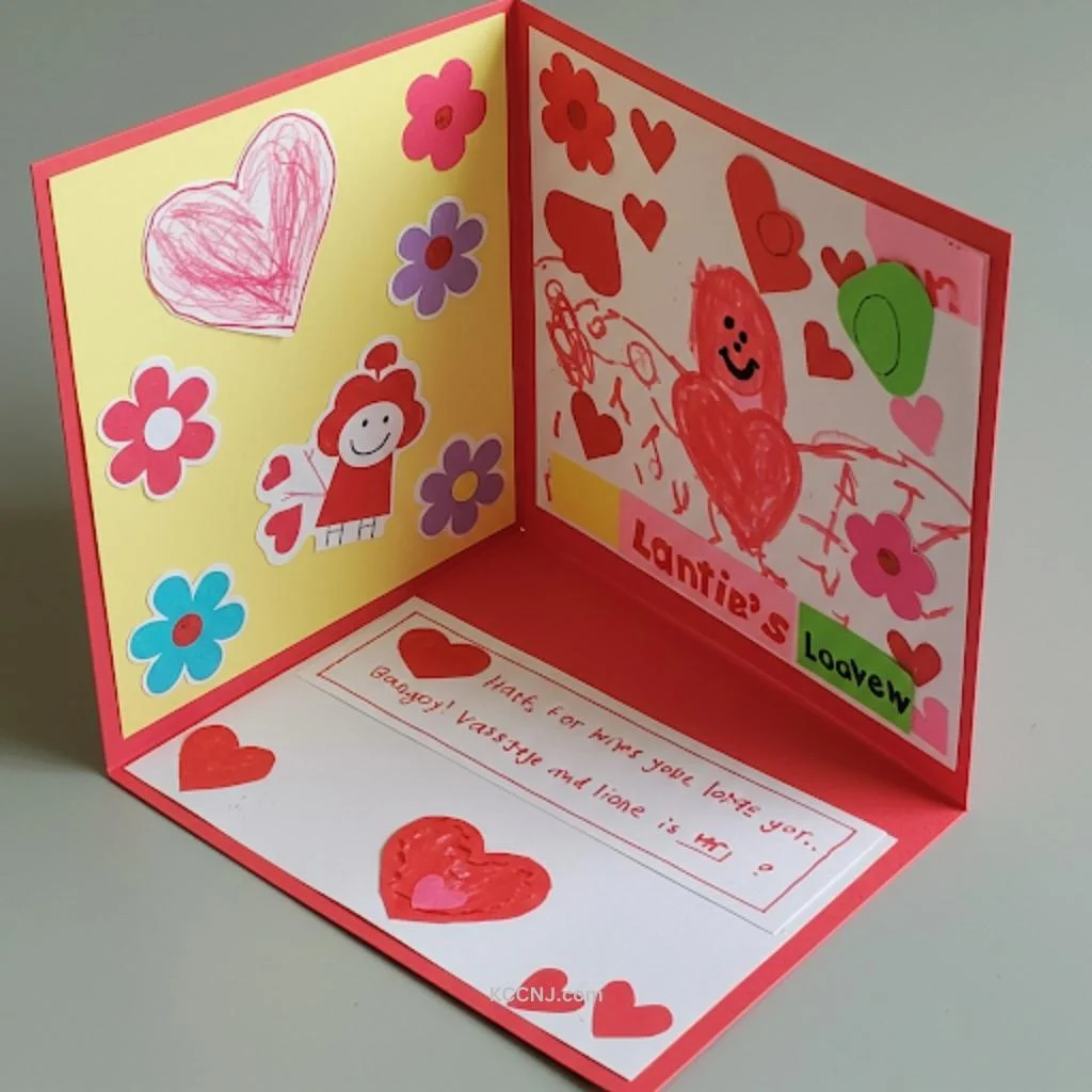 DIY Valentine's Day Card for Kids