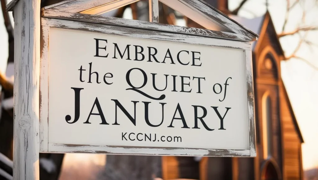 Embrace the Quiet of January