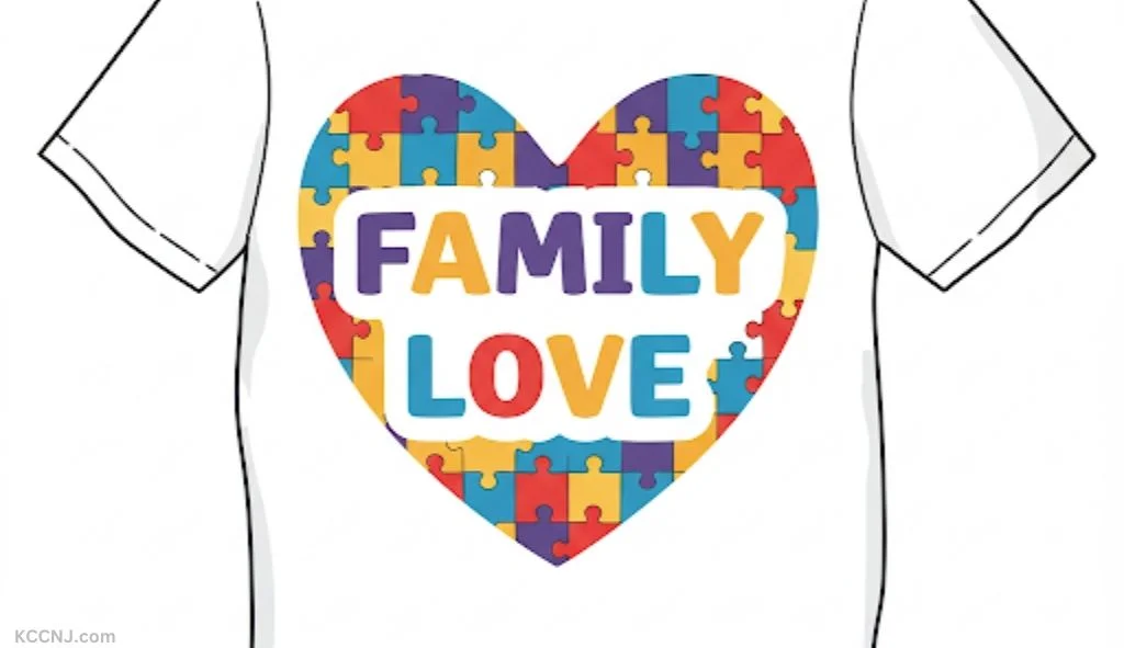 Family Love puzzle piece design