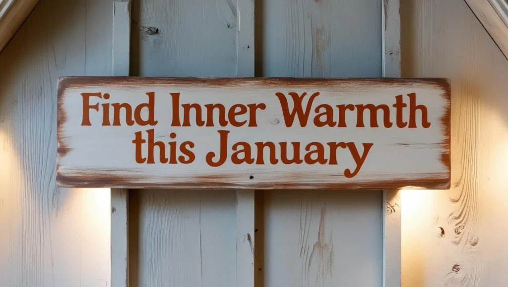 Find Inner Warmth This January Church Saying