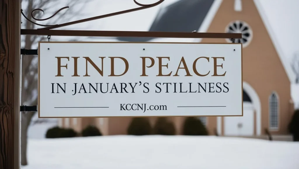 Find Peace in January's Stillness