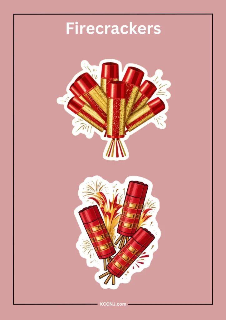 Firecrackers sticker