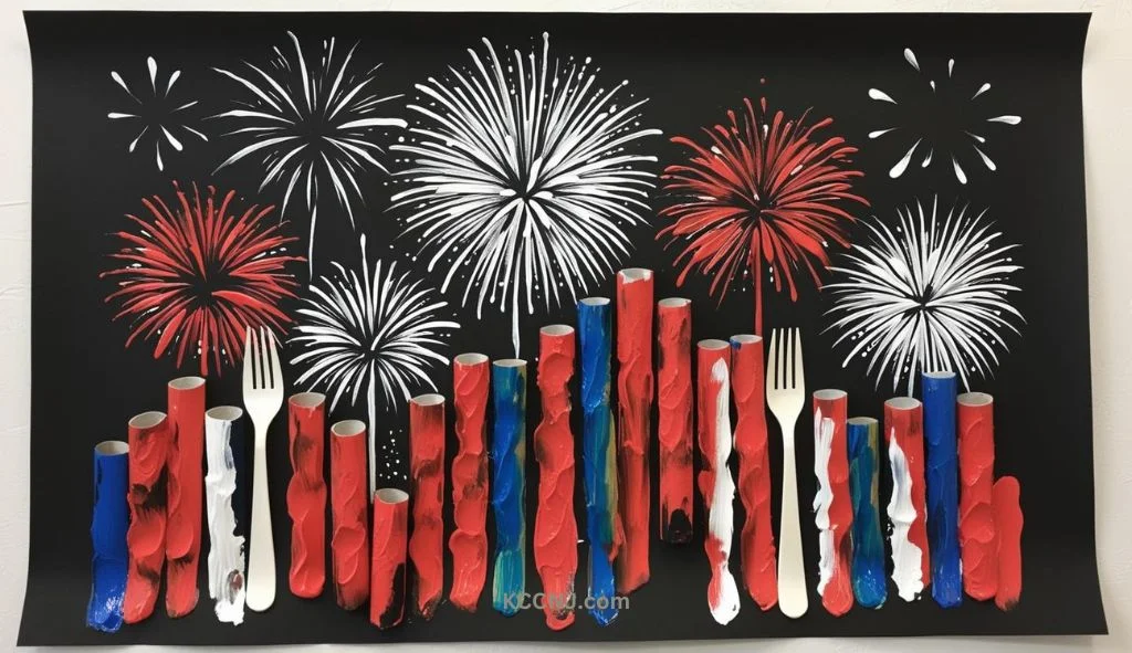 Fireworks Painting art craft