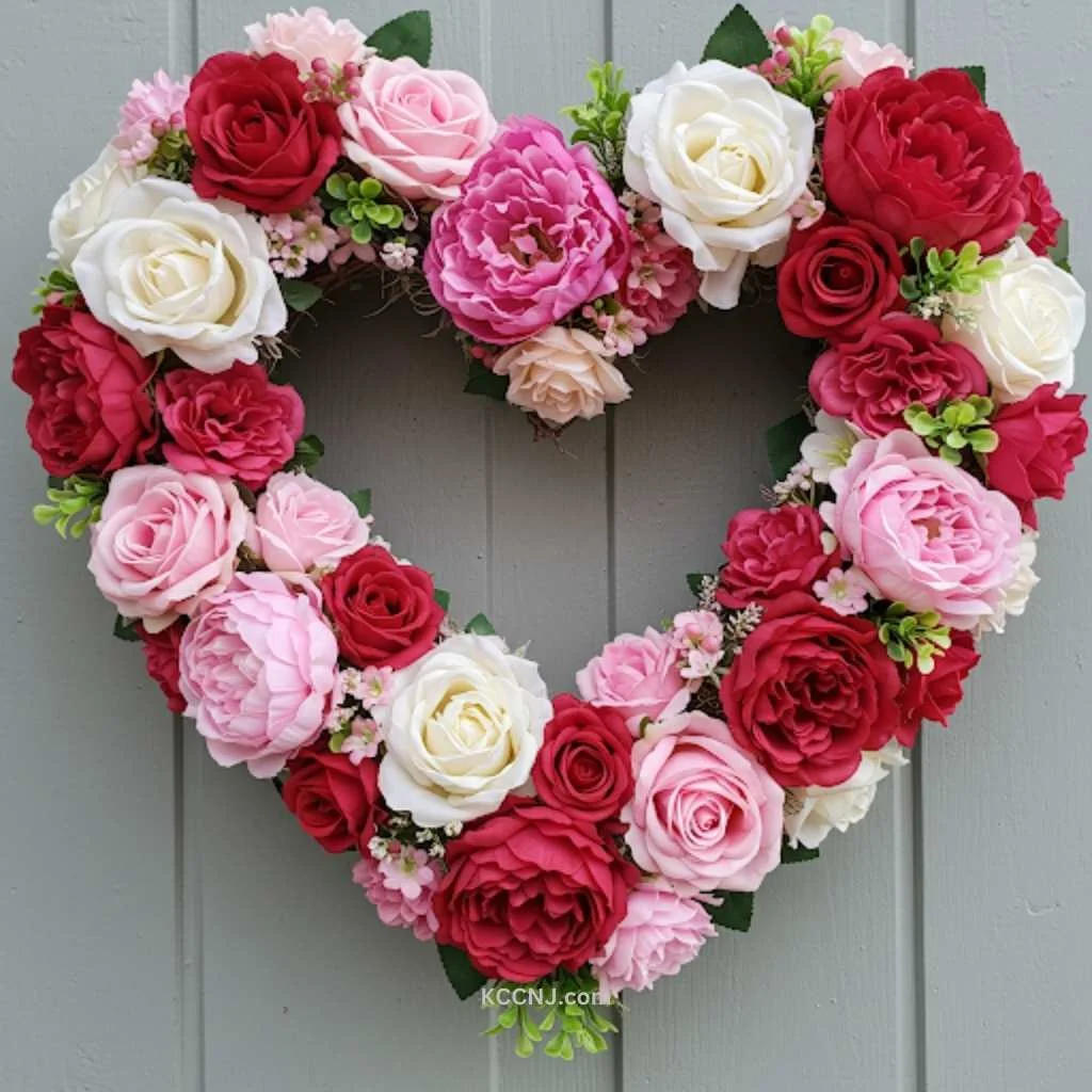 Floral Heart Wreath