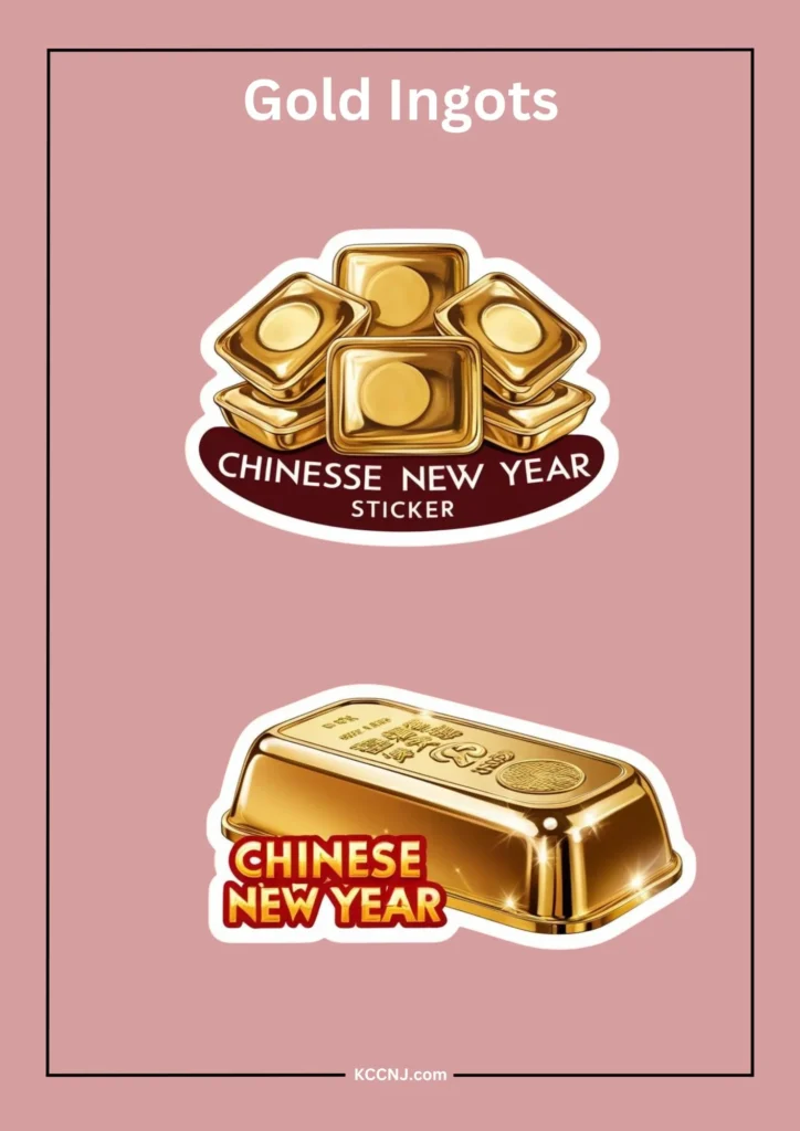 Gold Ingots sticker