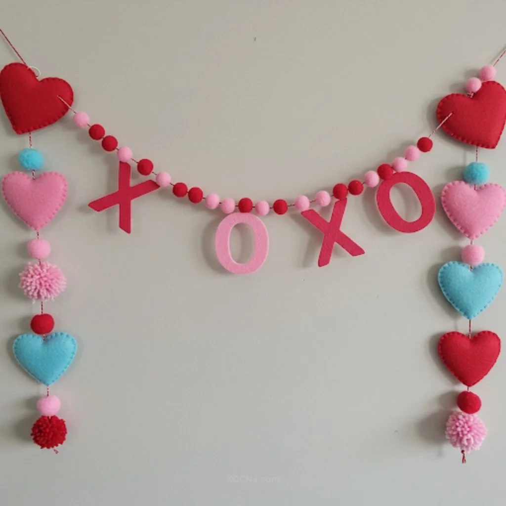 Heart Garland Sign