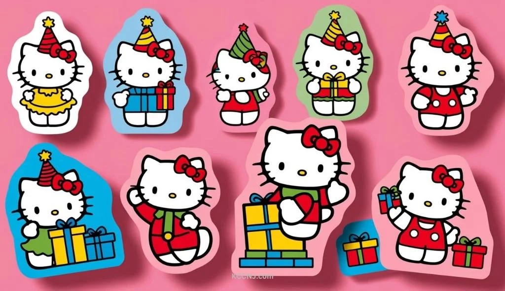 Hello Kitty Lunar New Year Greeting Card Stamps