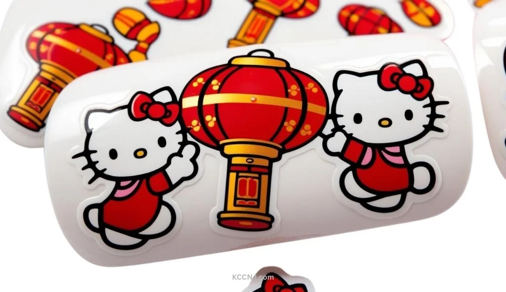 Hello Kitty Lunar New Year Nail Decals