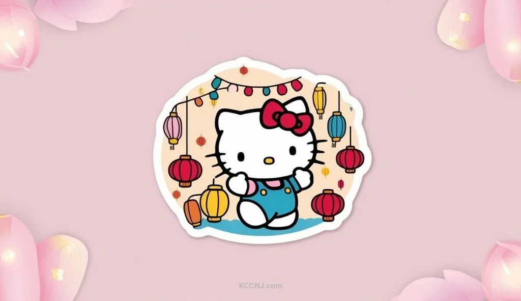 Hello Kitty Lunar New Year Sticker