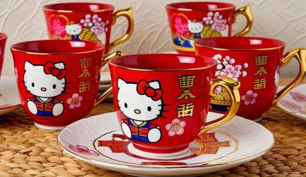 Hello Kitty Lunar New Year Tableware