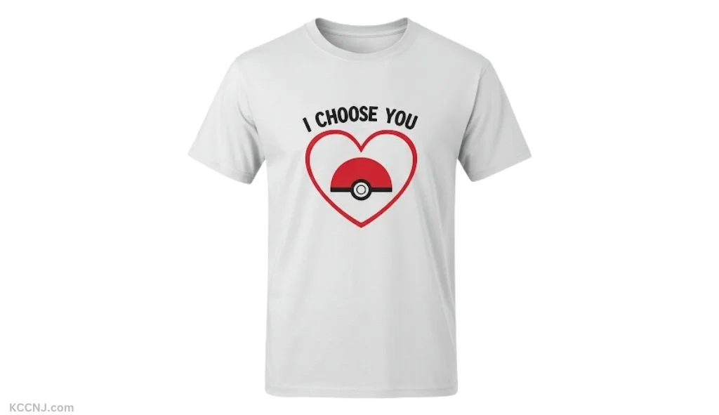 I Choose You Pokémon Valentine's shirt