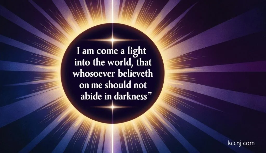 I am come a light into the world Epiphany quote