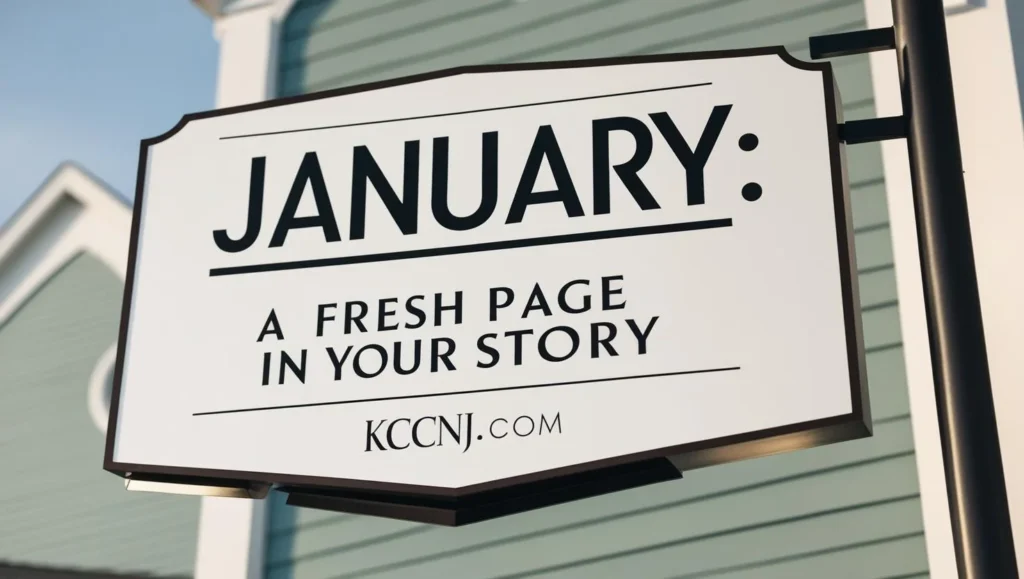 January A Fresh Page in Your Story