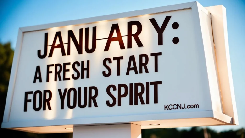 January: A Fresh Start for Your Spirit