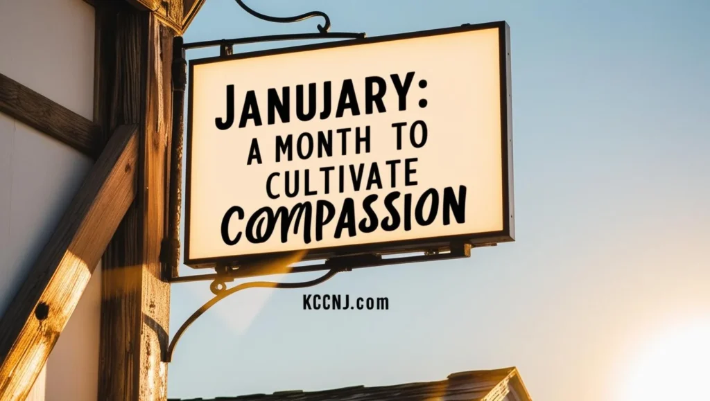 January A Month to Cultivate Compassion