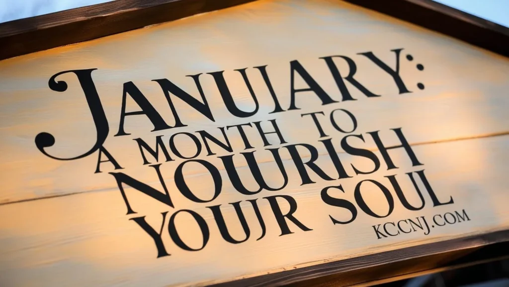 January A Month to Nourish Your Soul