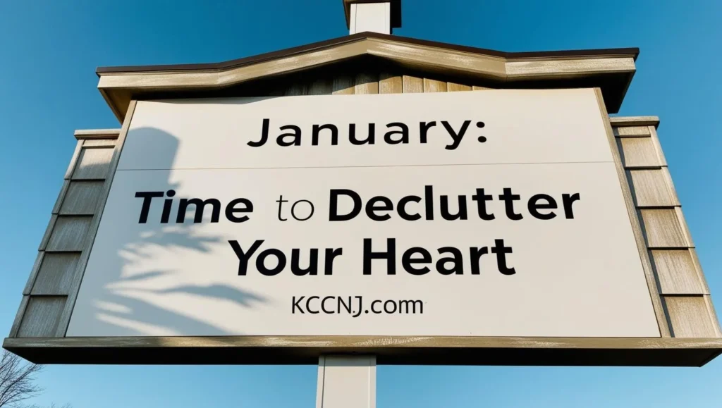 January Time to Declutter Your Heart