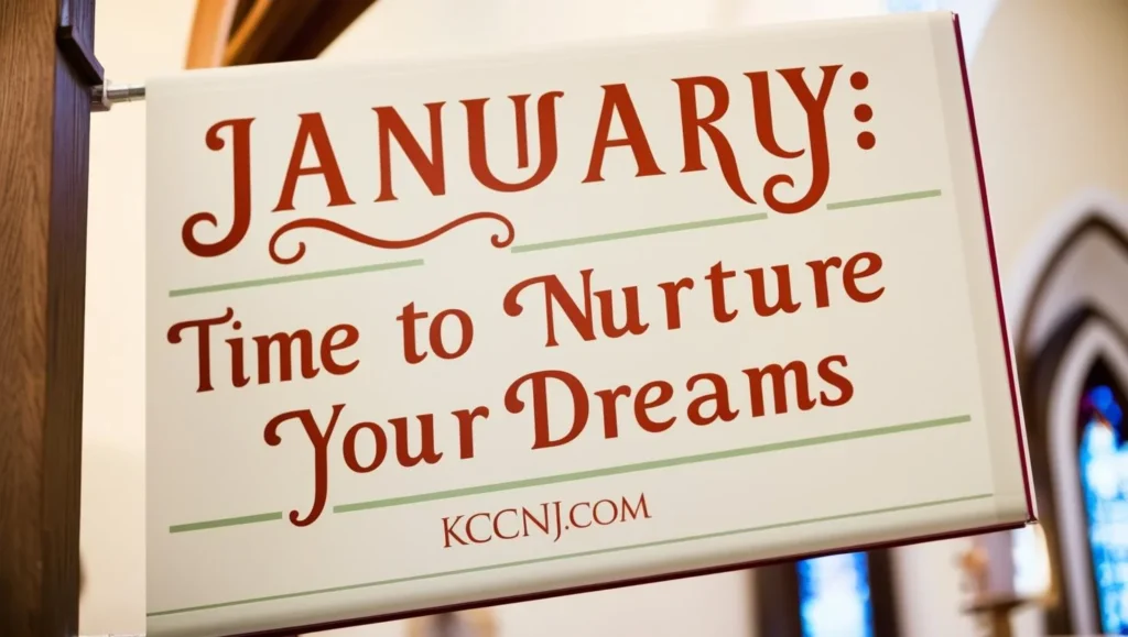 January Time to Nurture Your Dreams