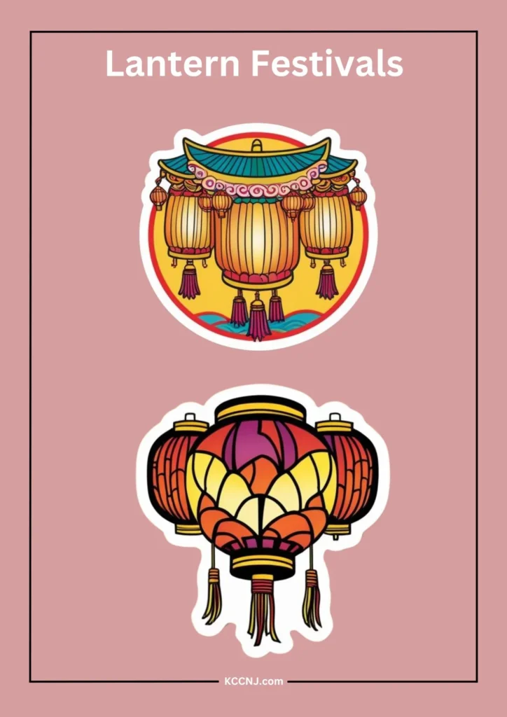 Lantern festival sticker