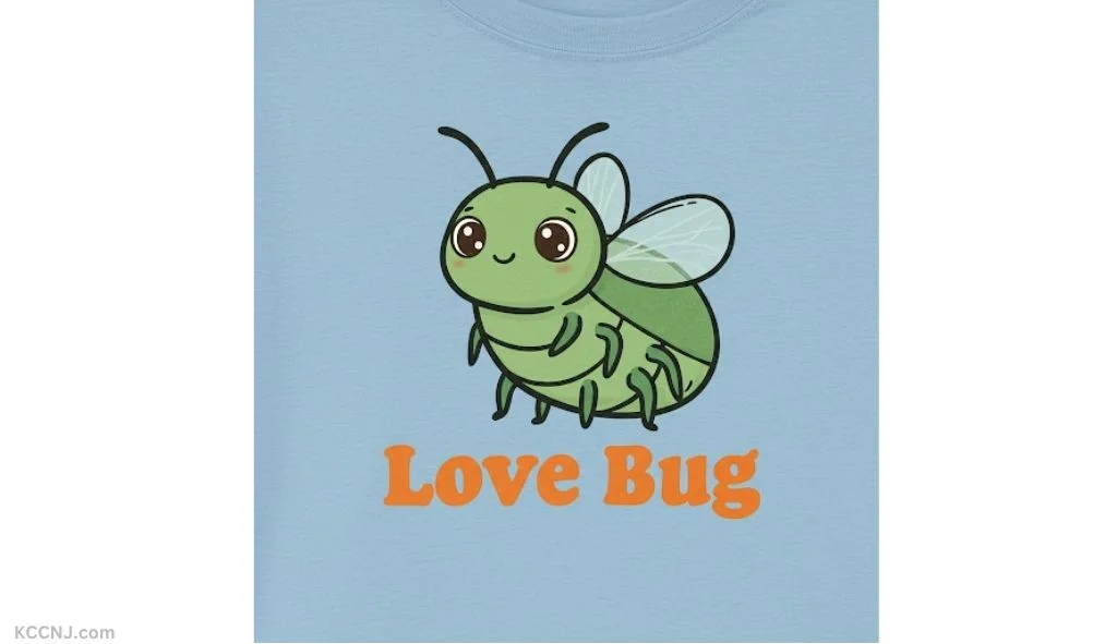 Love Bug shirt with cute insect design