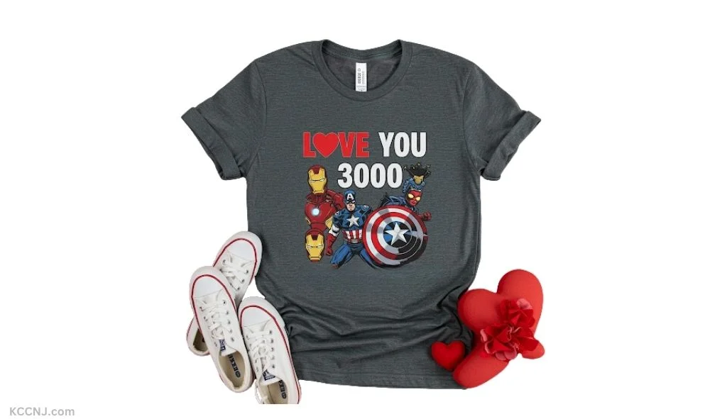 Love You 3000 Avengers reference shirt