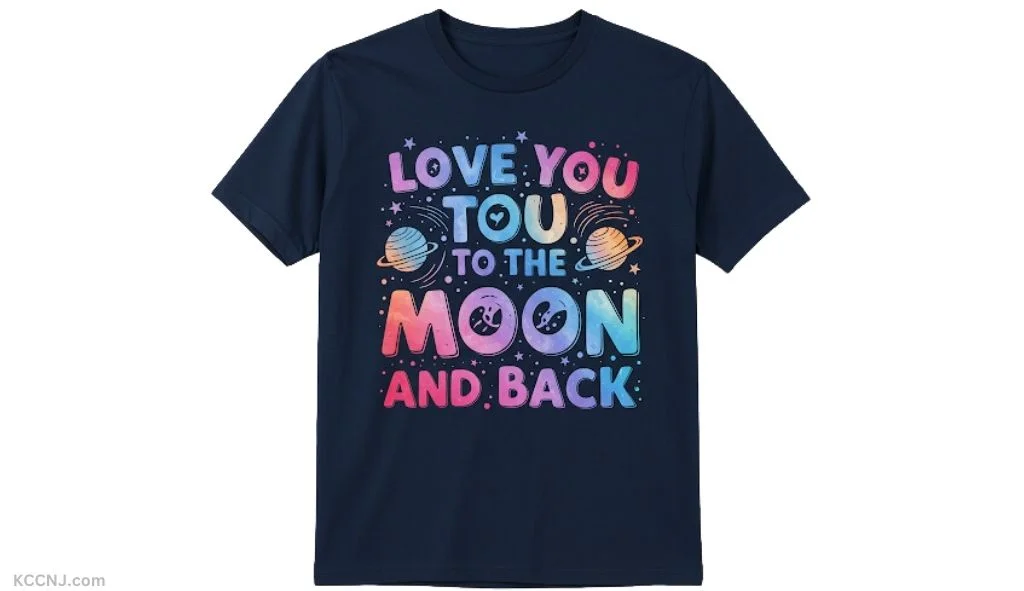 "Love You To The Moon And Back" space-themed set