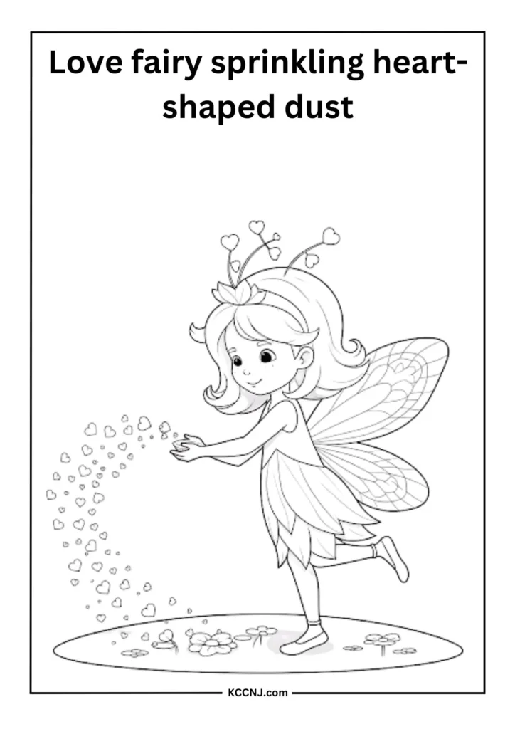 Love Fairy Sprinkling Heart-shaped Dust