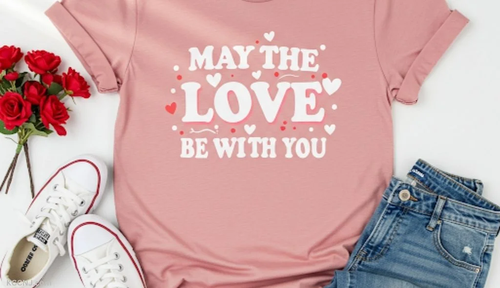 May The Love Be With You Star Wars inspired shirt