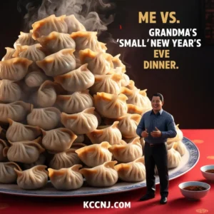 Me vs. Grandma's 'small' New Year's Eve dinner