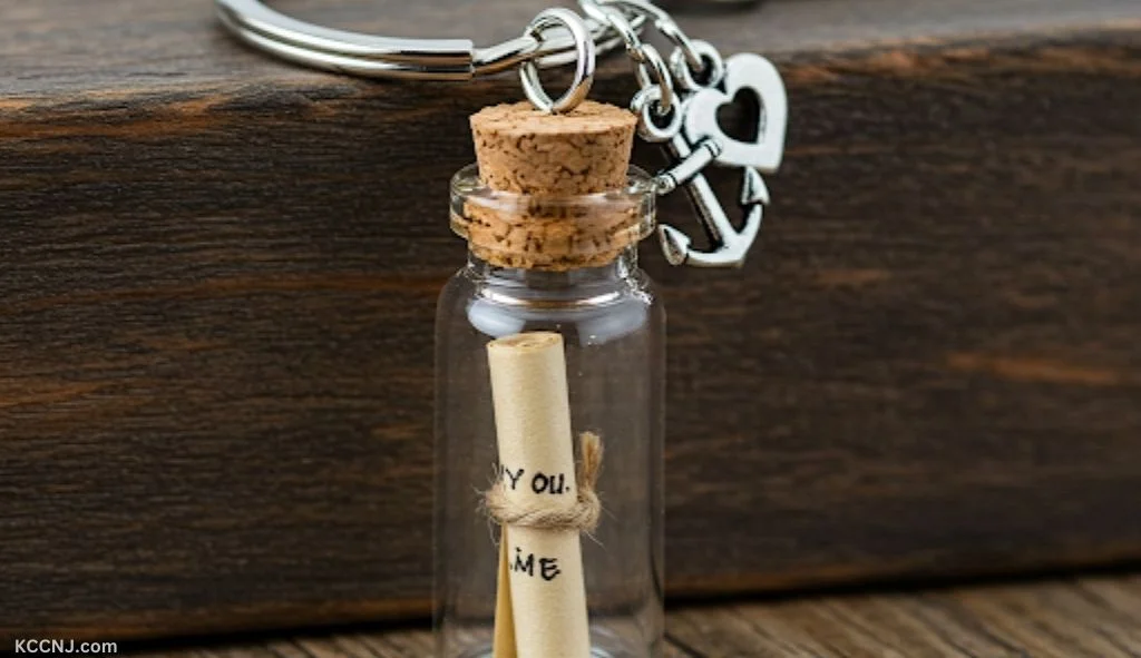 Message in a Bottle Keychain